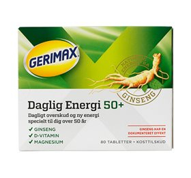 Gerimax Daglig Energi 50 80 Tabletter