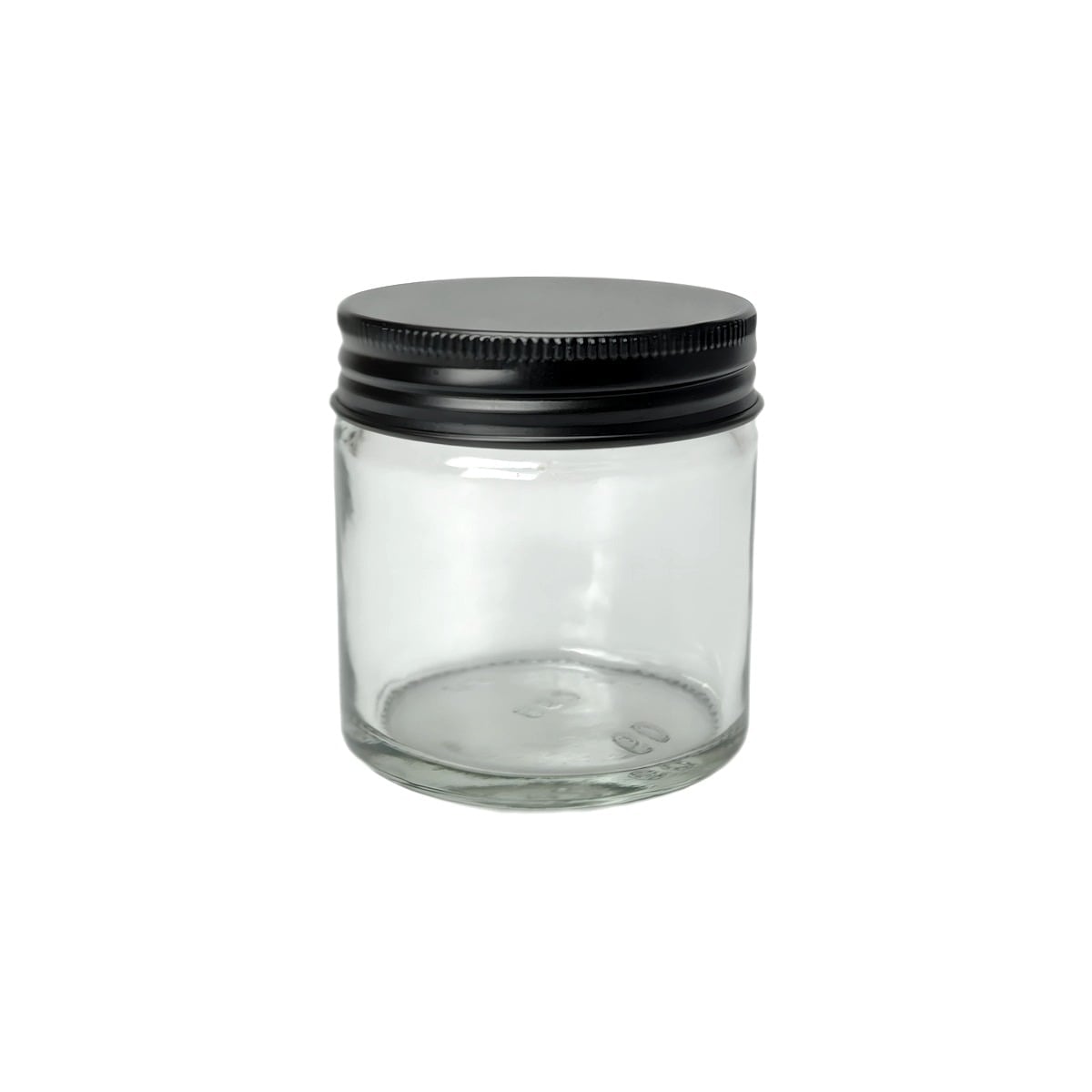 Glas Krukke 60 Ml Med Aluminium Låg  Klar Skumpude For Tæt Lukning  Egnet Til Cremer Og Salver Hedenhus