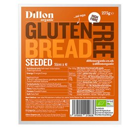 Glutenfrit Brød    Frø  Skiveskåret    275g