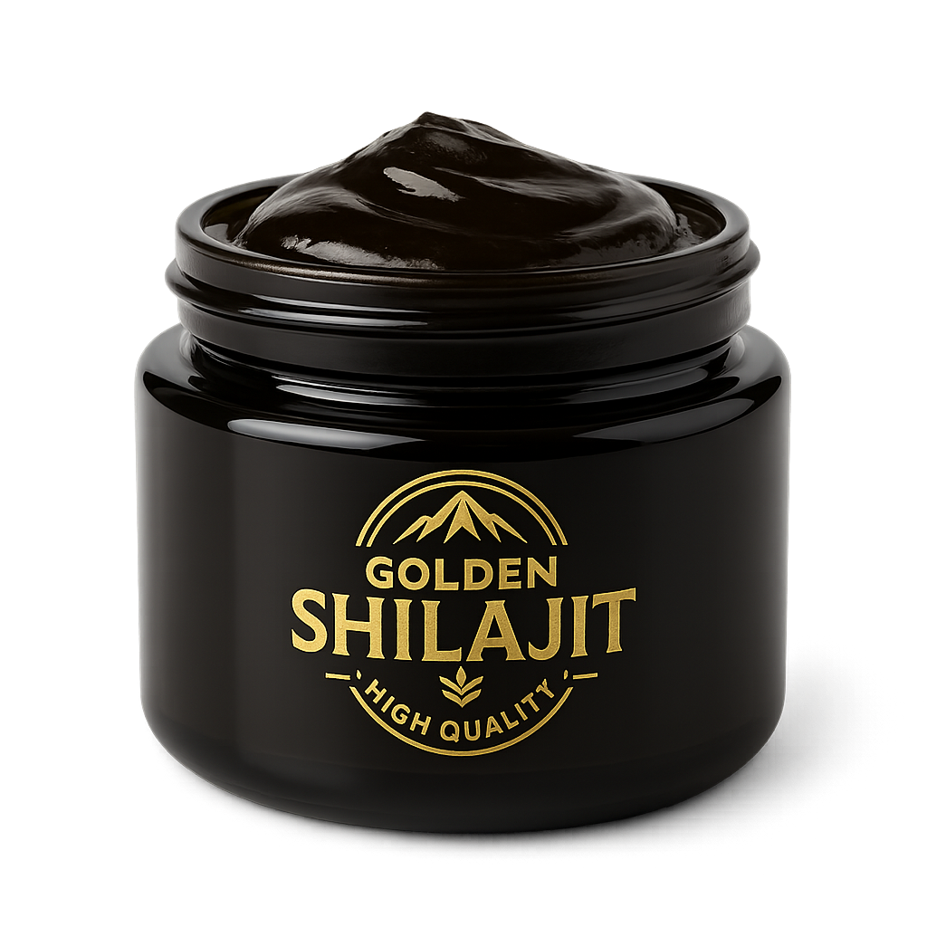 Golden Shilajit  Naturlig Energi Og Fokus   Sin Reneste Form