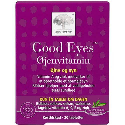 Good Eyes øjenvitamin 30 Tabletter