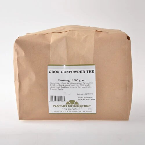 Grøn Gunpowder Te   Kg