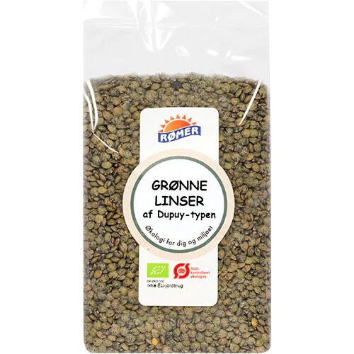 Grønne Linser Af Dupuy Typen øko  500 Gram