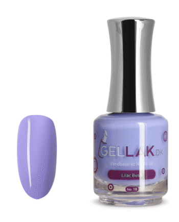 Gul Vandbaseret Neglelak    Quot Lilac Bush Quot  No  18   15 Ml   Gellak Dk
