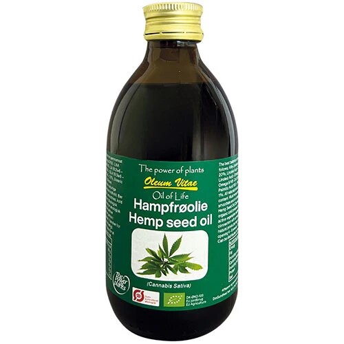 Hampefrøolie   Oil Of Life 250 Ml