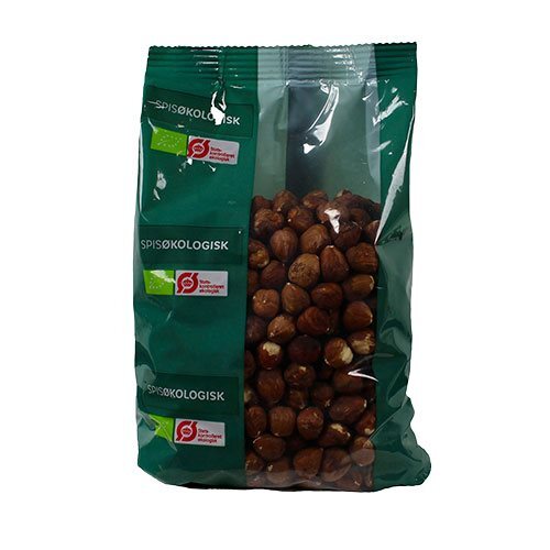 Hasselnødder   Spis økologisk 500 Gram