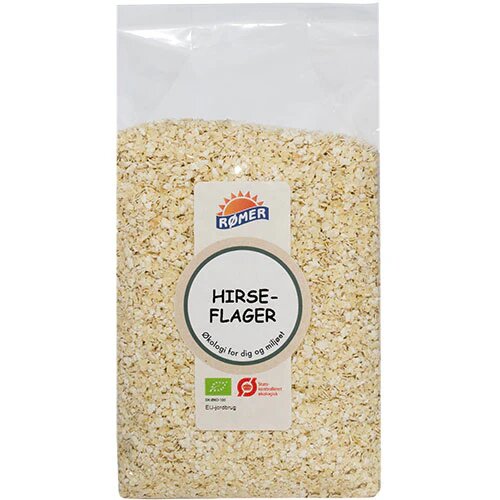 Hirseflager øko  500 Gram