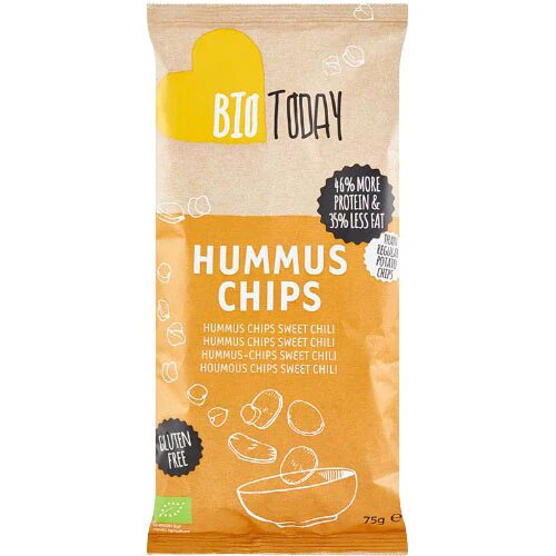 Hummuschips Med Sød Chili øko  75 Gram