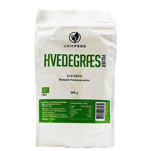 Hvedegræs Pulver øko  200 Gram