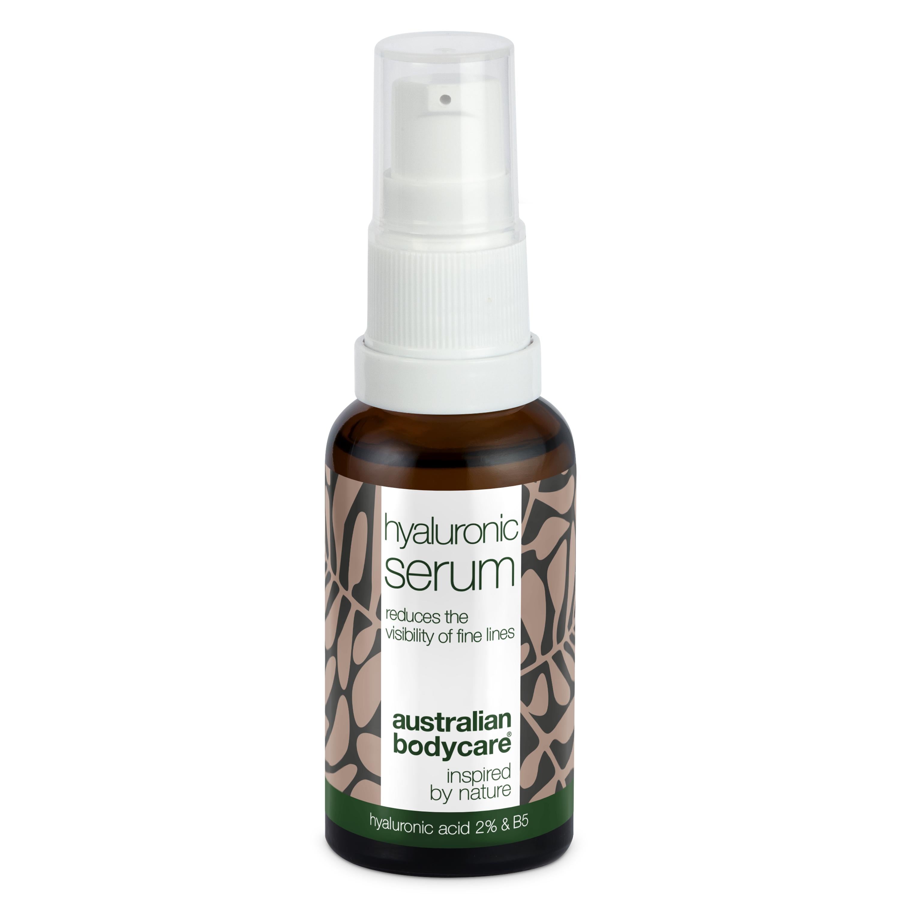 Hyaluronsyre Serum      Intens Fugt Med B5-vitamin    Hyaluronsyre Serum    Giver Dyb Fugt  Reducerer Fine Linjer Og Efterlader Huden Glat Og Smidig  Perfekt Til Alle Hudtyper    Stk