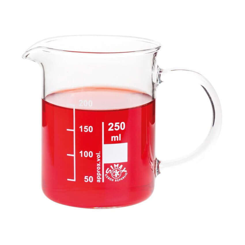 Ildfast Målebæger   Glas 250 Ml  Med Håndtag