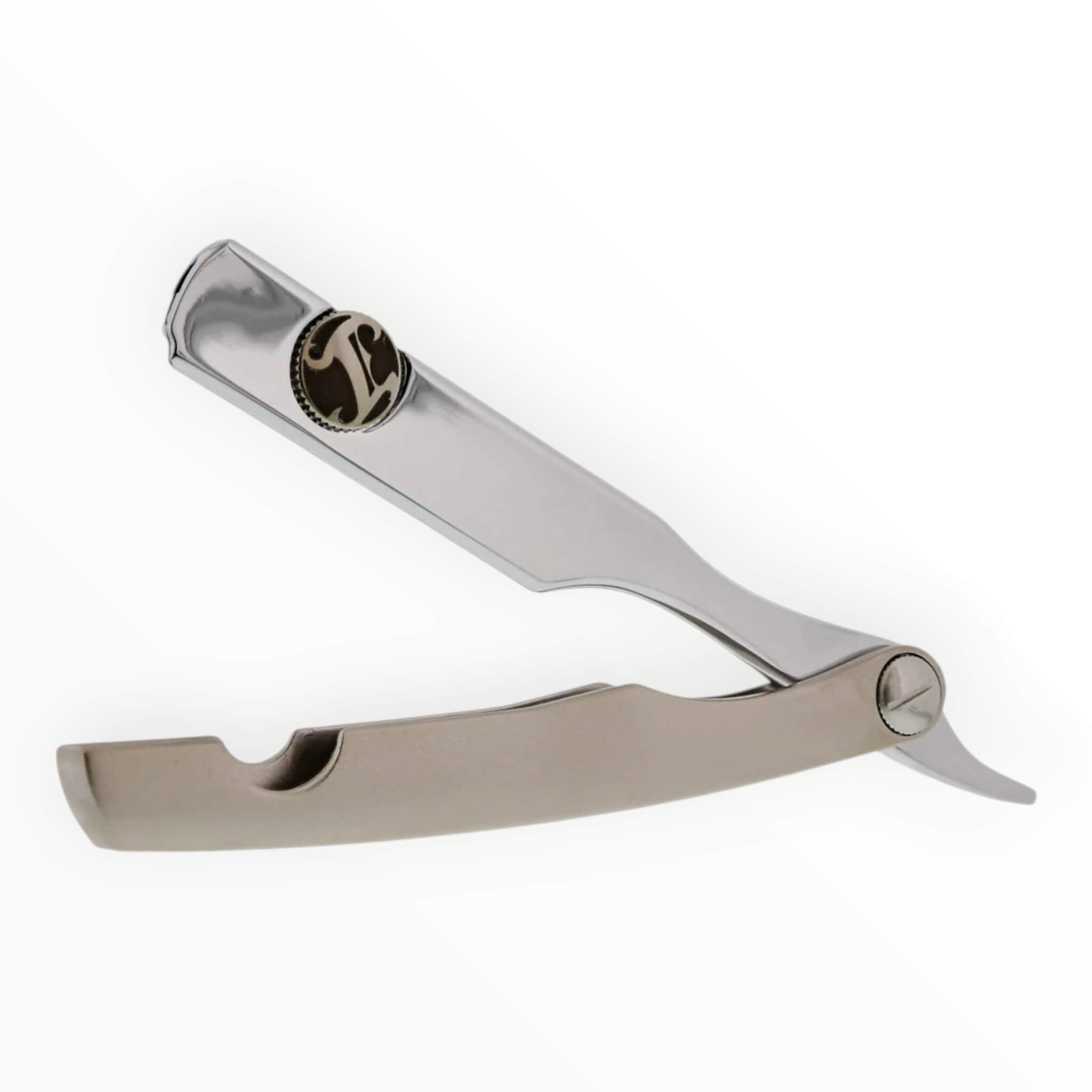 Irving Barber Company Straight Razor  Nickel   Chrome