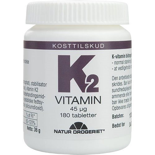 K2-vitamin 180 Tabletter