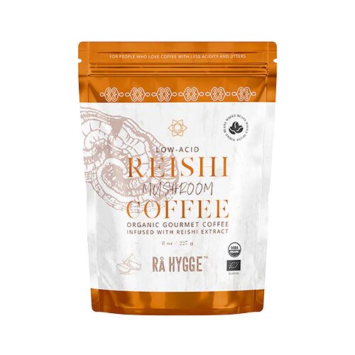 Kaffe   Reishi Svampeekstrakt Hele Bønner økologisk 227 Gram