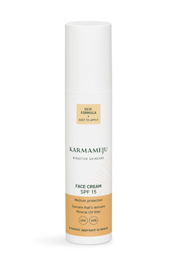 Karmameju Solcreme Til Ansigtet Spf15  50ml