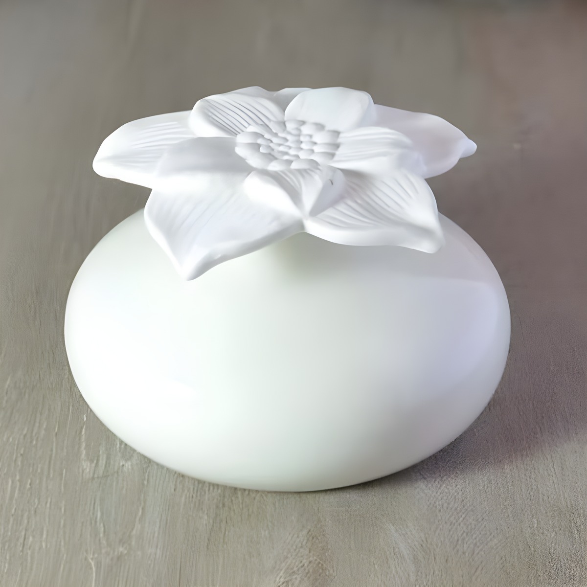 Apos Blomsten Apos Hvid Keramisk Diffuser