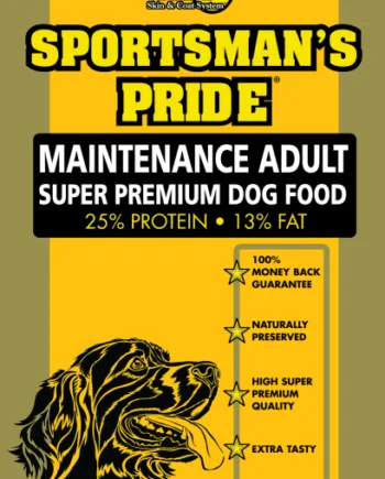15 Kg Sportsman   Pride Maintenance Adult  Gul  Voksenfoder Med Kylling