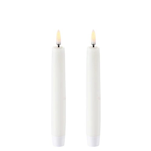 Kronelys Led Hvid  -pak       15   Cm