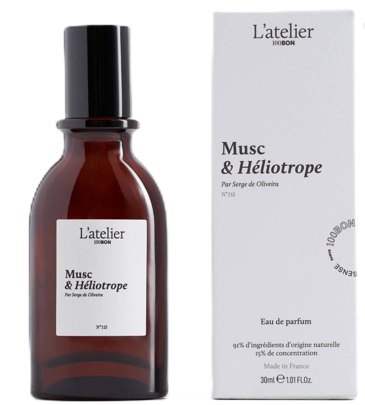 39 Atelier 100bon Musc Héliotrope Eau De Parfum 30 Ml