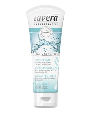 Lavera Foot Cream    Healing Clay   Macadamia  75ml