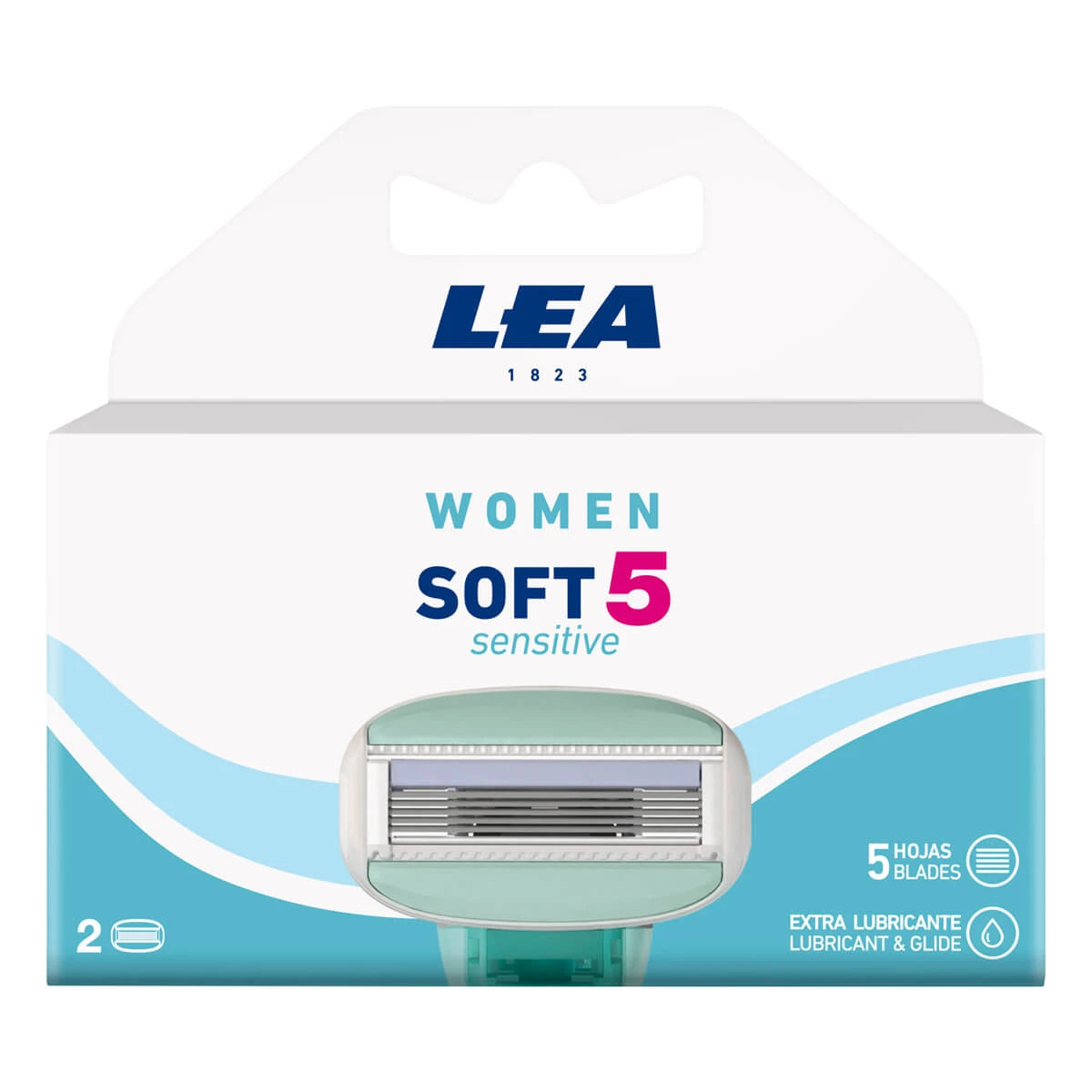 Lea Classic Soft   Sensitive  Pakke Med   Ekstra Barberblade    Klinger  Women