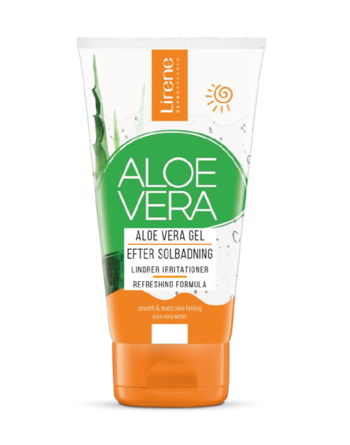 Lirene Aloe Vera Gel  Lindring Efter Solbadning  150ml