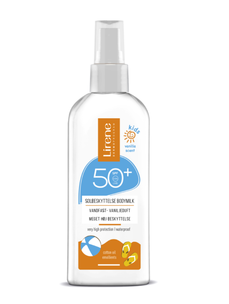 Lirene Solbeskyttende Kropslotion For Børn   Spf50 Spray  150ml