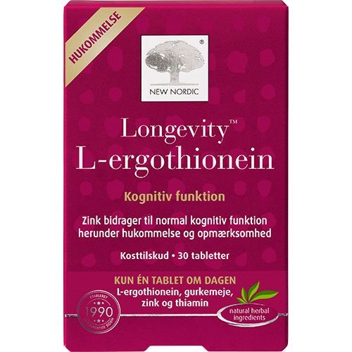 Longevity  -ergothionein 30 Tabletter