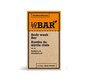 Lovebar Bodywash Bar    Seaberry   Mandarin Olie 60g