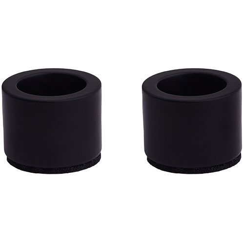 Lysestage    Kronelys  Matte Black   -pack    2x2