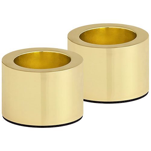 Lysestage    Kronelys  Matte Brass   -pack    2x2