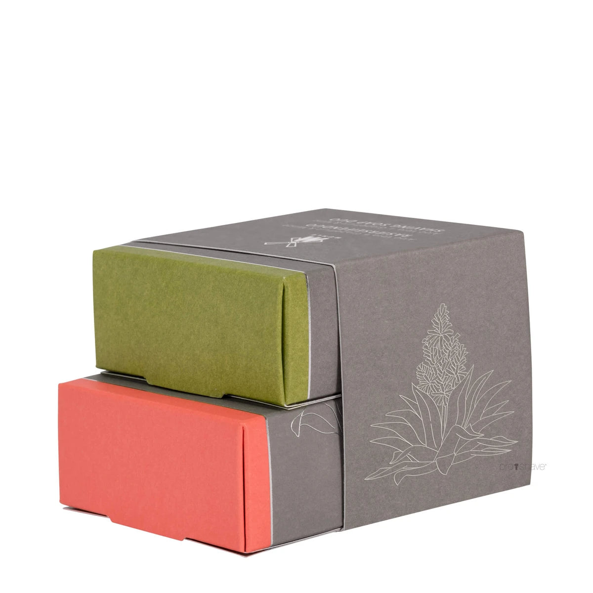 Mühle Shaving Gaveæske Med   Barbersæber  Aloe Vera   Grapefrugt   Mint