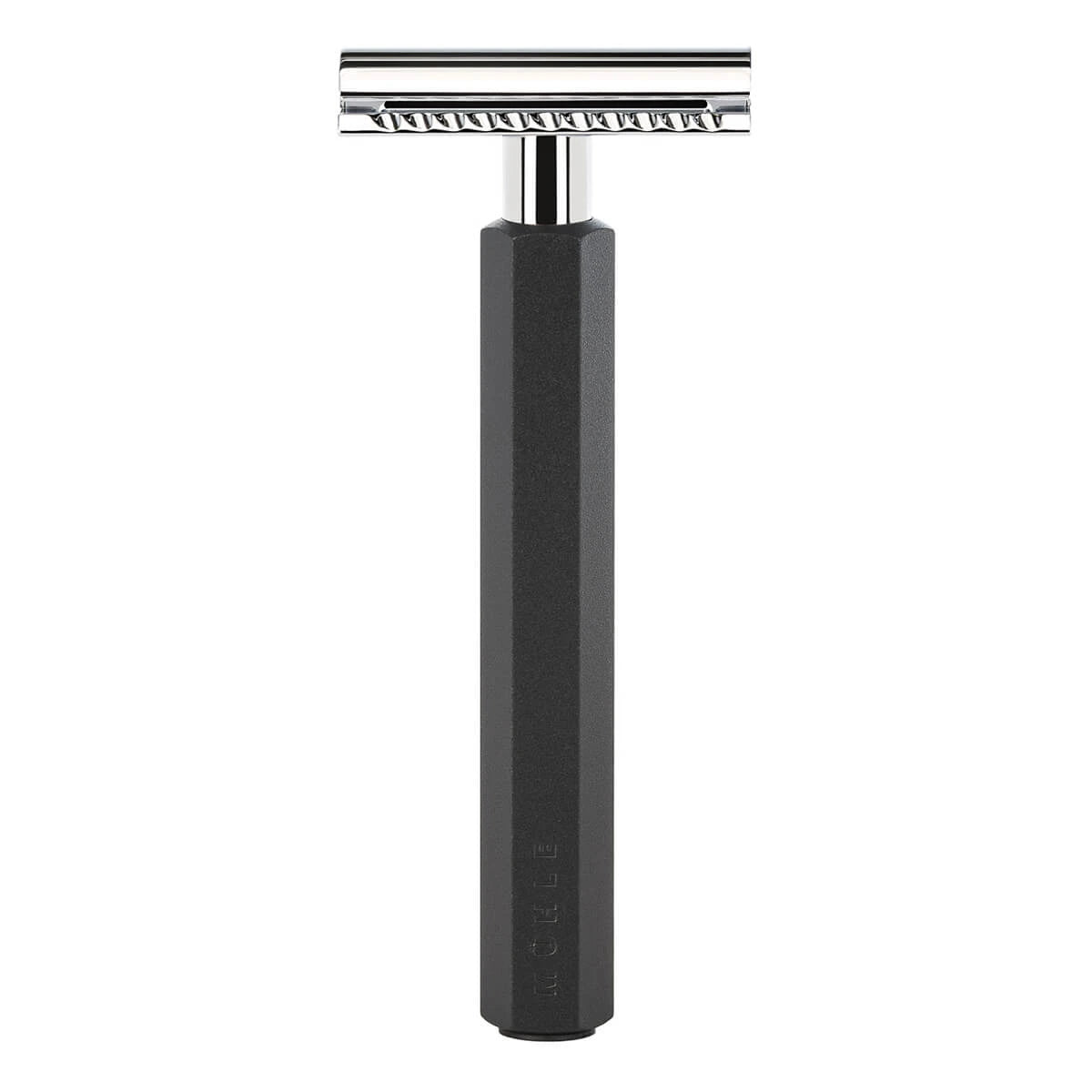 Mühle Shaving Mark Braun De-skraber  Hexagon  Aluminium Graphite