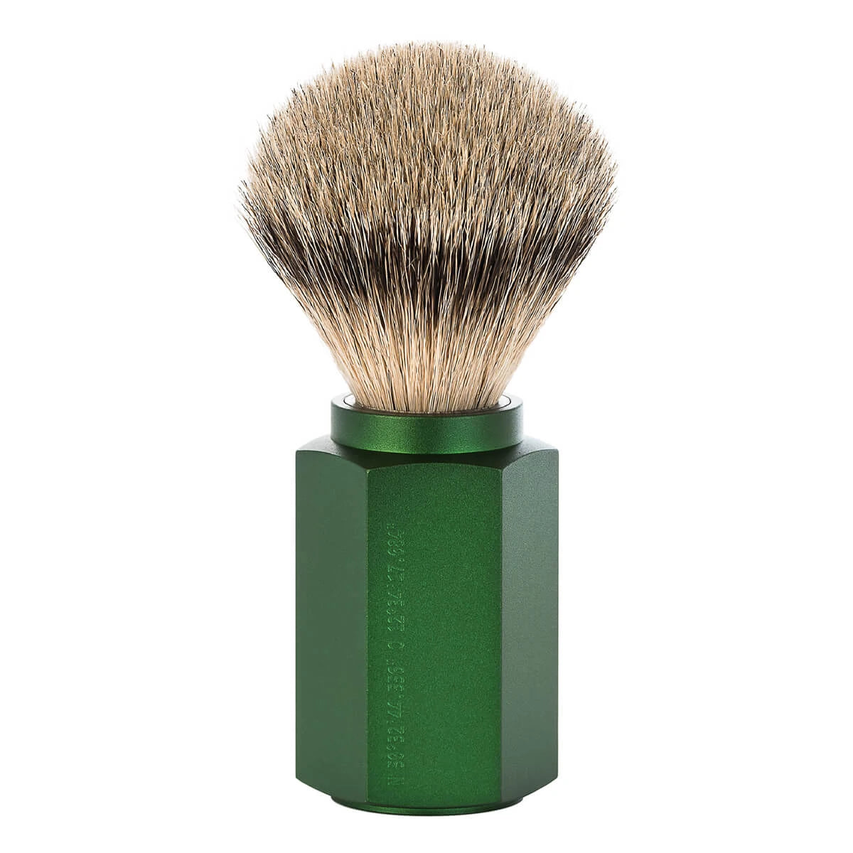 Mühle Shaving Mark Braun Silvertip Badger Barberkost  21 Mm  Hexagon  Aluminium Forest