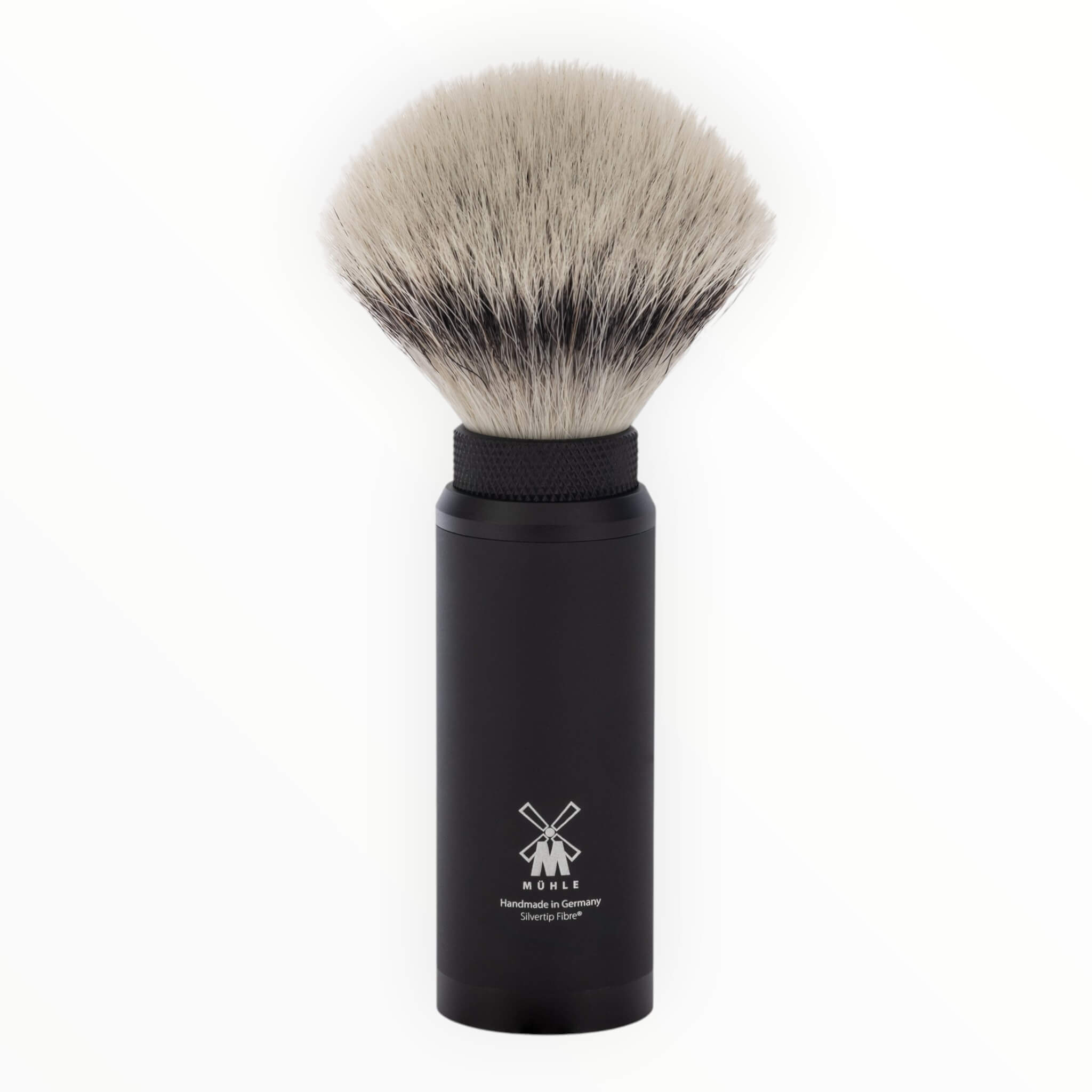 Mühle Shaving Rejsebørste Silvertip Fibreâ  21 Mm  Mat Sort