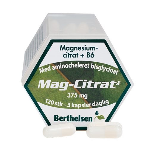 Mag-citrat Berthelsen 120 Kapsler
