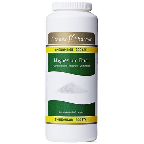 Magnesiumcitrat Fitness Pharma 200 Kapsler