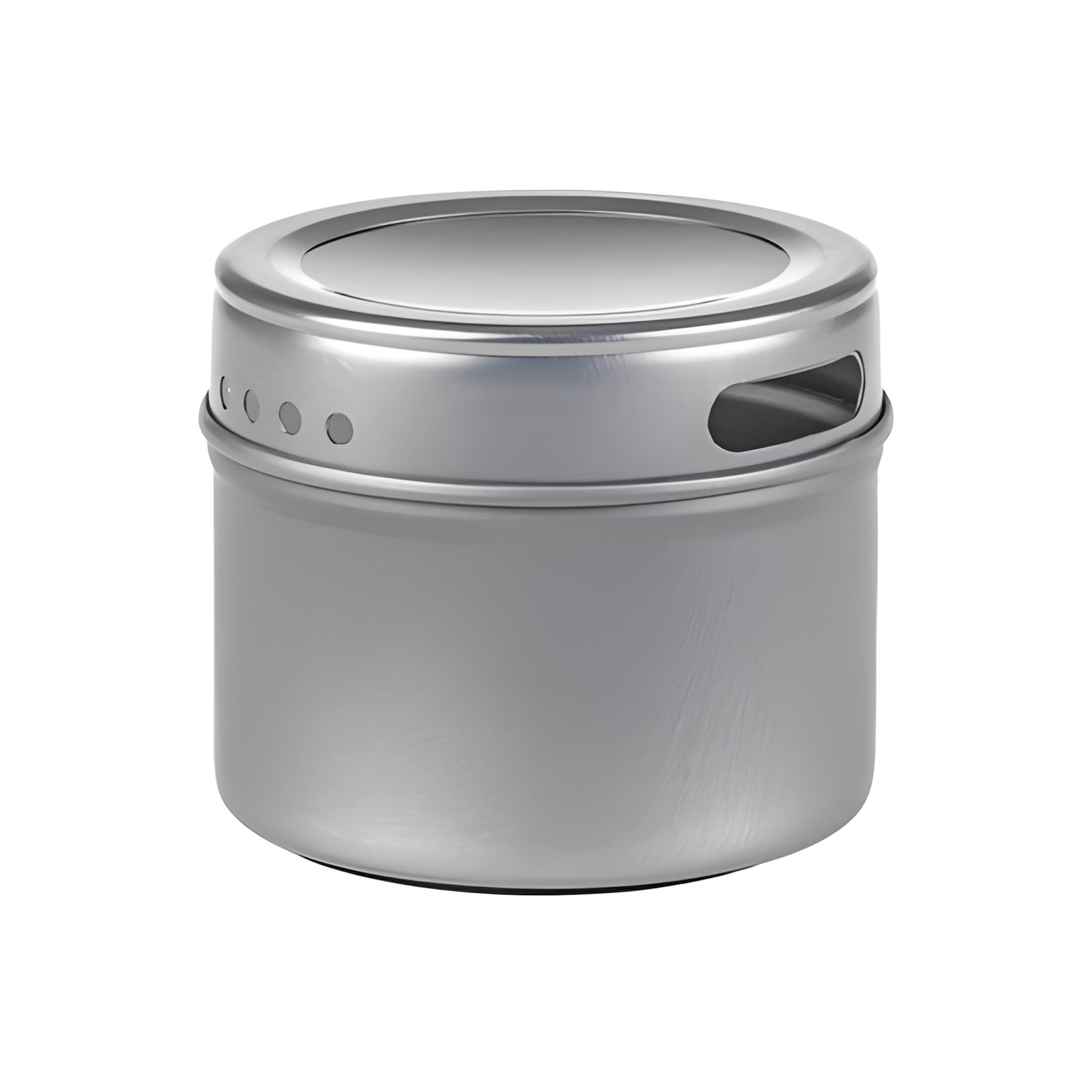 Magnetisk Metaldåse Med Gennemsigtigt Låg 110 Ml