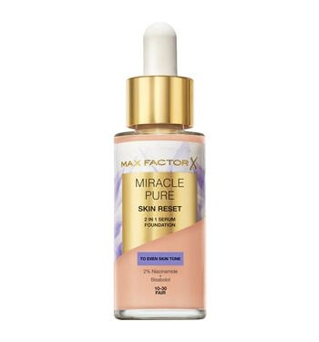 Max Factor Miracle Pure Skin Reset   In   Serum Foundation 10-30 Fair 30 Ml