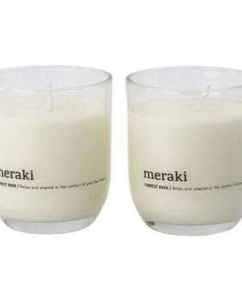 Meraki Duftlys Forest Rain 2stk   :     Cm  Dia:   Cm