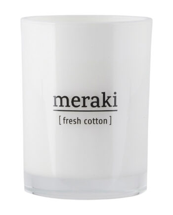 Meraki Duftlys  Fresh Cotton  Dia :   Cm    : 10   Cm