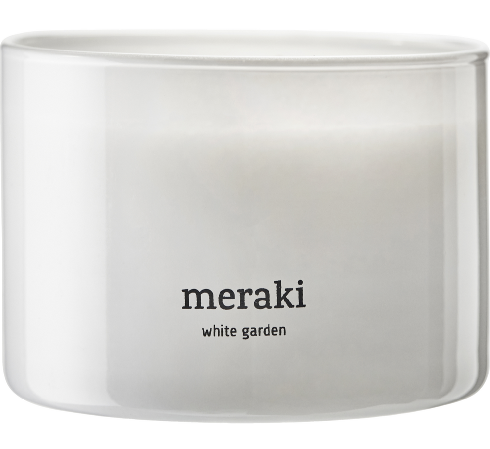 Meraki Duftlys White Garden  1stk