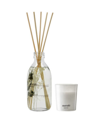 Meraki Gaveæske Verbena Drizzle Diffuser   Fresh Linen-duftlys