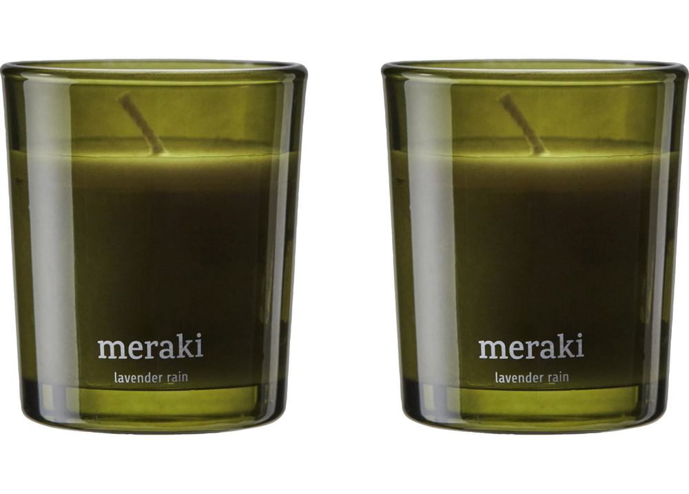 Meraki æske     Stk Duftlys  Lavender Rain  Grøn