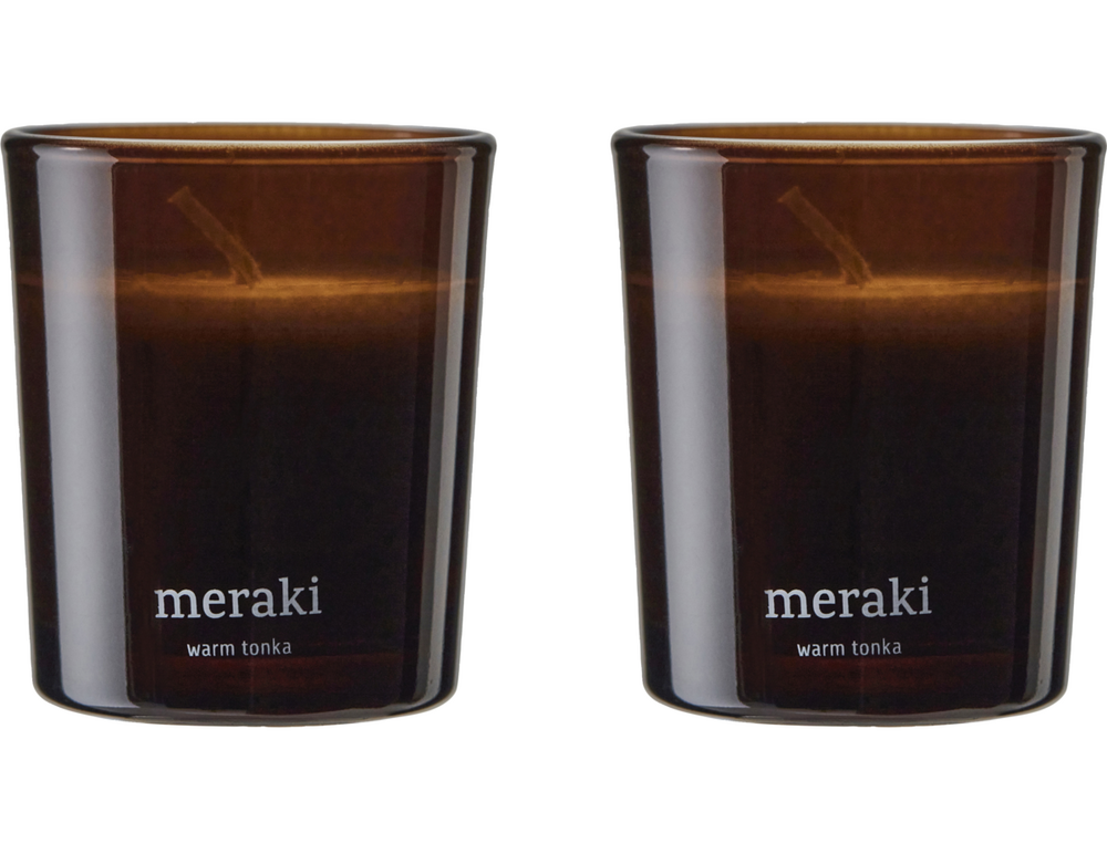Meraki æske     Stk Duftlys  Warm Tonka  Brun