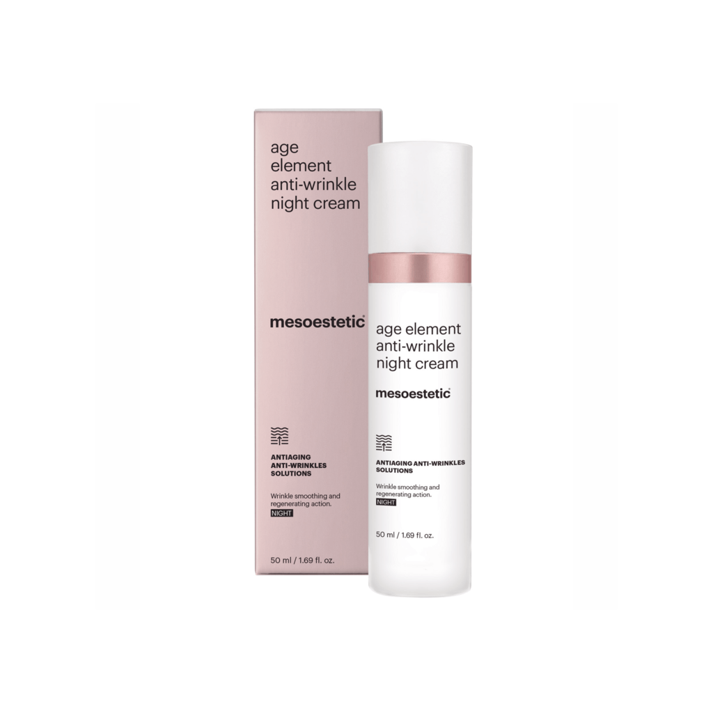 Mesoestetic Age Element Anti-wrinkle Night Cream Anti Rynkecreme Effektiv Til Udglatning Af Rynker 50 Ml Natcreme Forebyggelse Af Rynker