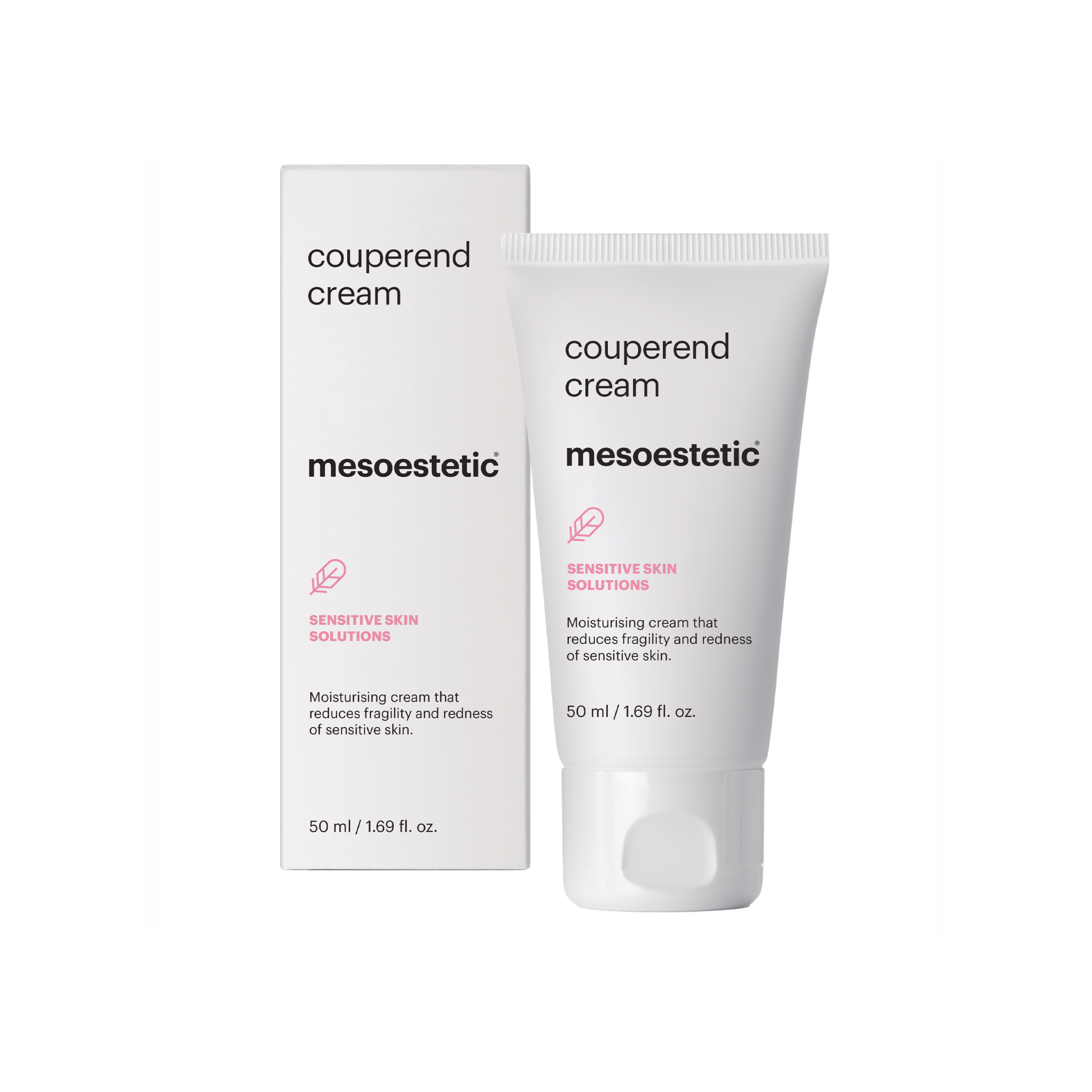 Mesoestetic Couperend Cream Fugtighedscreme Som Lindrer Skrøbelighed Og Rødme Følsom Hud 50 Ml Effektiv Mod Tør Hud Ansigtet