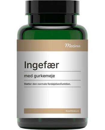 Mezina Ingefær Med Gurkemeje  120tab