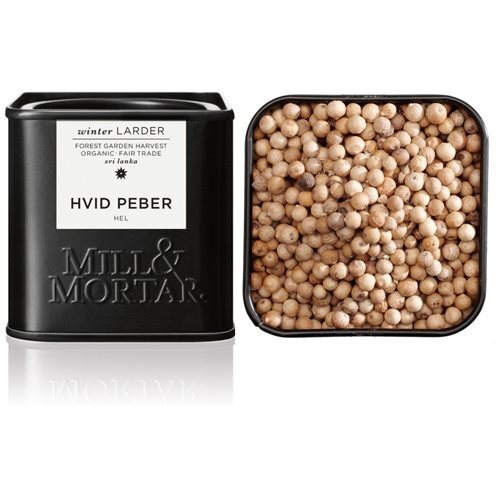 Mill   Mortar Hvid Peber Hel    50g