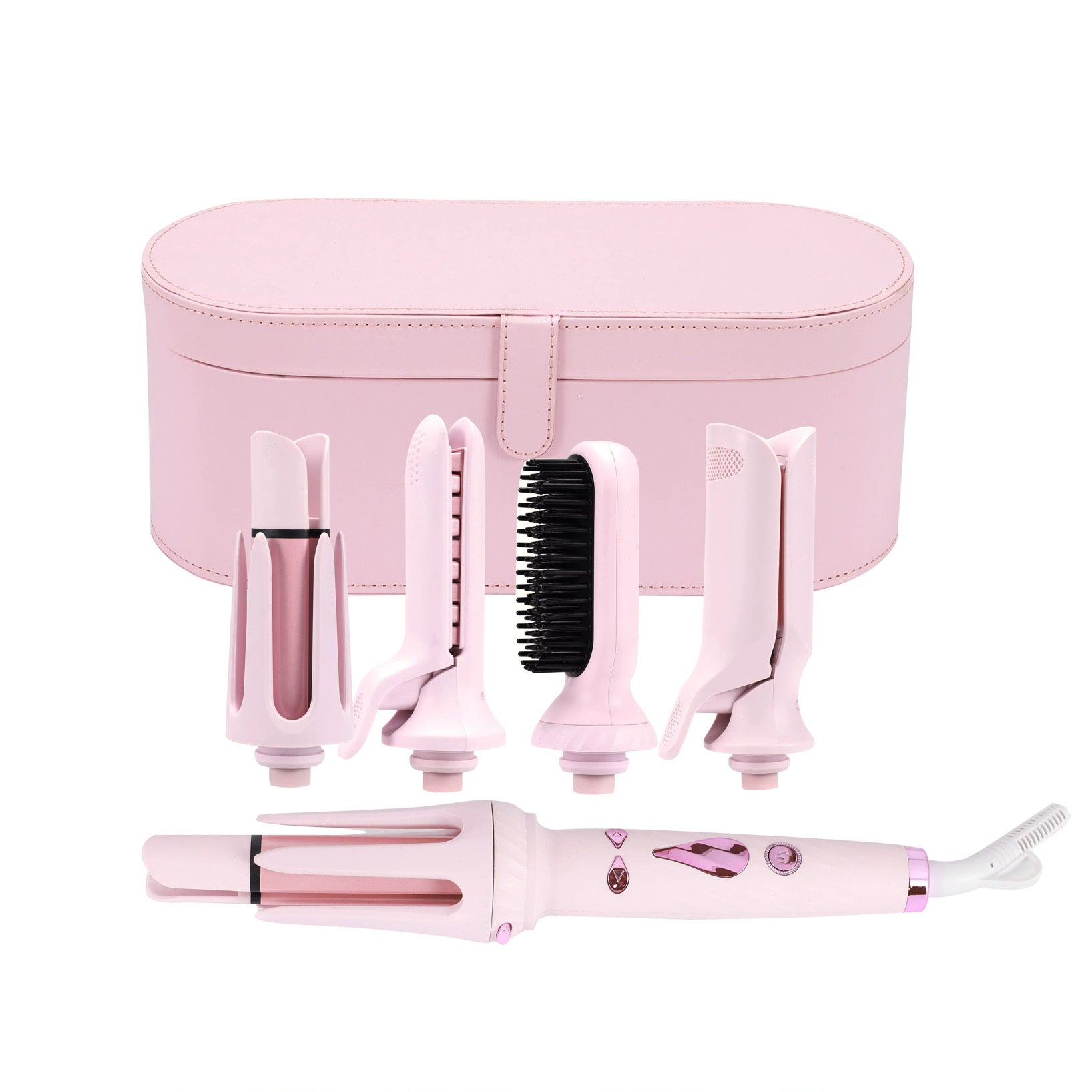 Multistyler  - -  Med Eksklusiv Læderopbevaringsæske Forventet Levering Sidst   September Pink